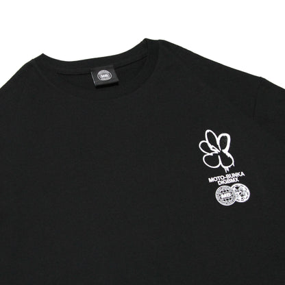 DIG BMX x MOTO-BUNKA - Blossom T-Shirt/Black
