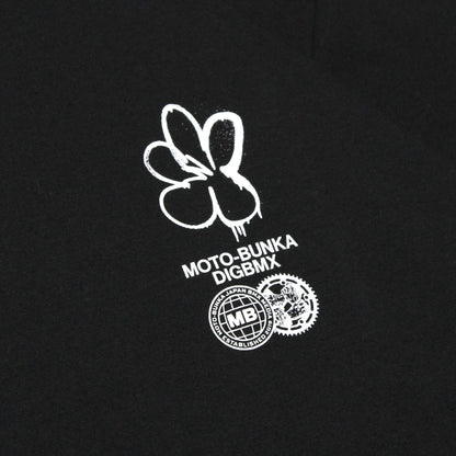 DIG BMX x MOTO-BUNKA - Blossom T-Shirt/Black