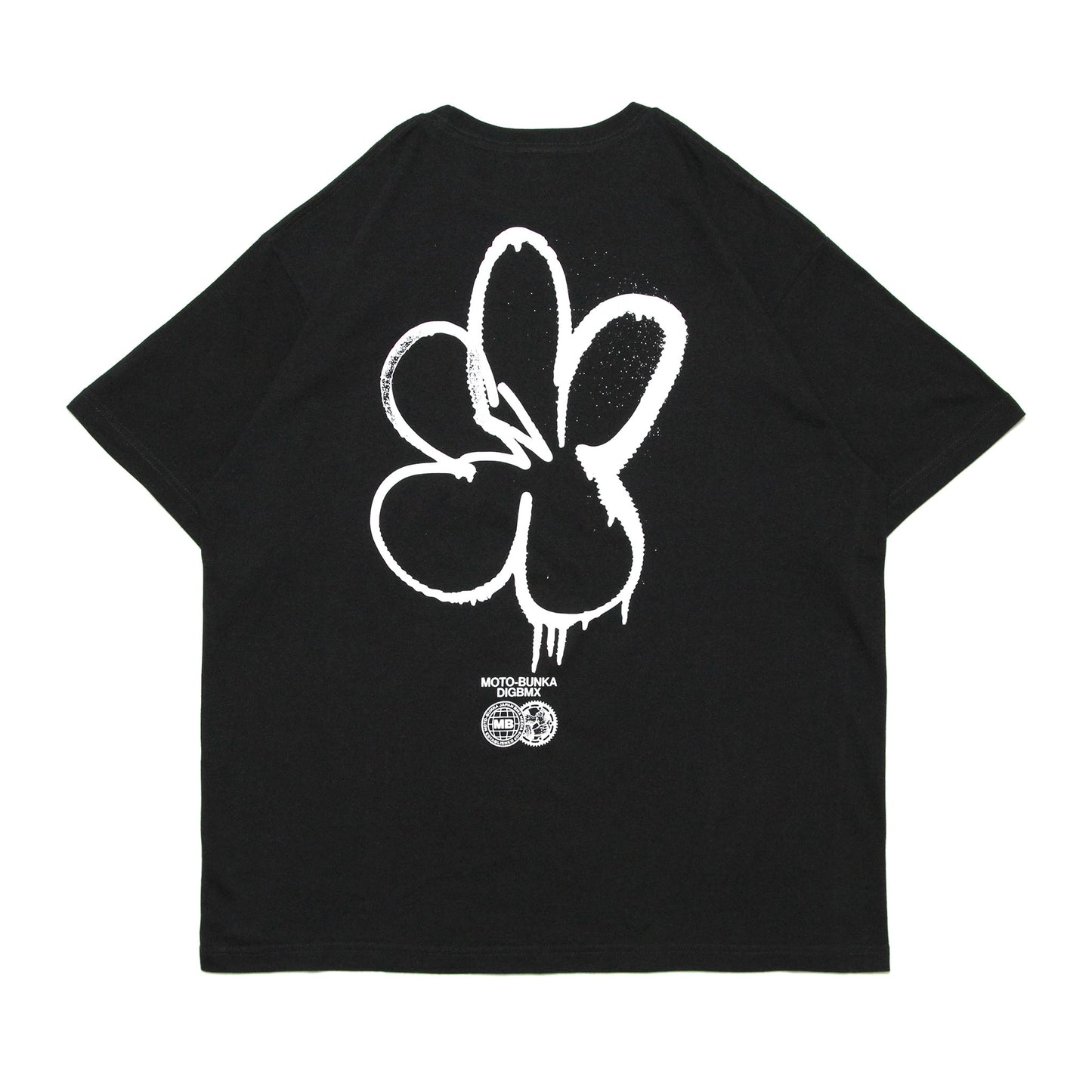 DIG BMX x MOTO-BUNKA - Blossom T-Shirt/Black