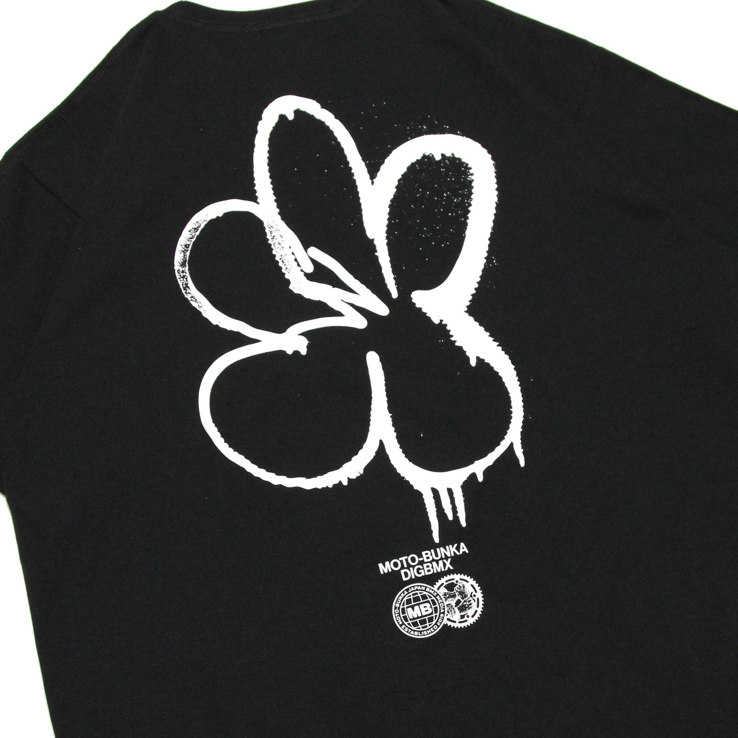 DIG BMX x MOTO-BUNKA - Blossom T-Shirt/Black