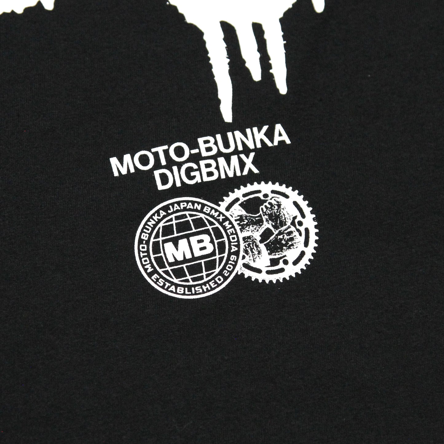 DIG BMX x MOTO-BUNKA - Blossom T-Shirt/Black