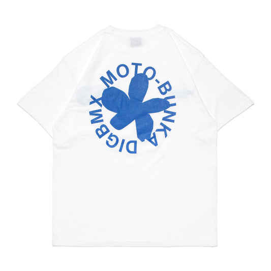 DIG BMX x MOTO-BUNKA - Cherry T-Shirt/White