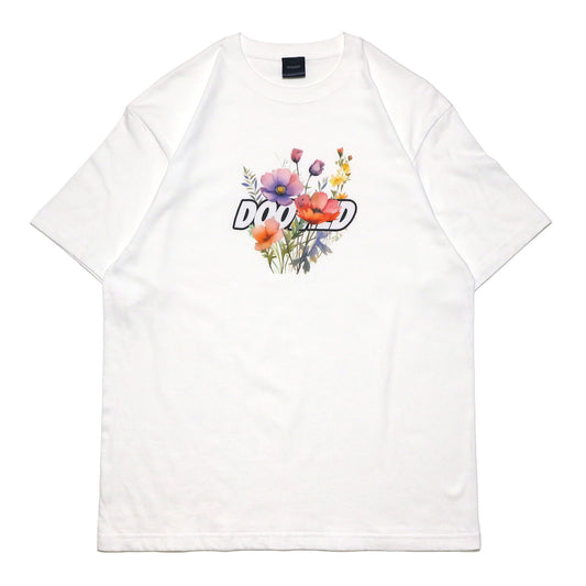 DOOMED - Blossom Tee/White