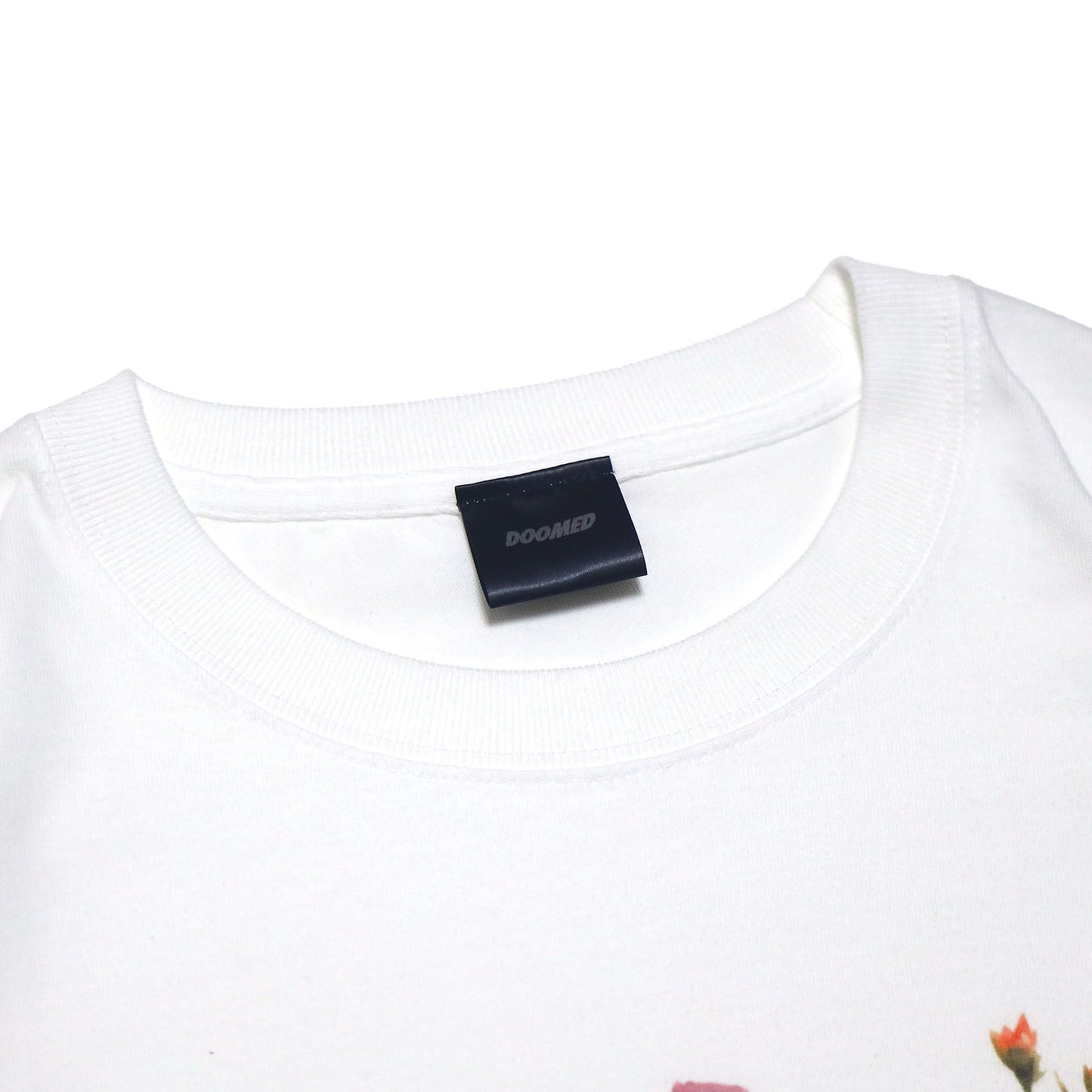 DOOMED - Blossom Tee/White