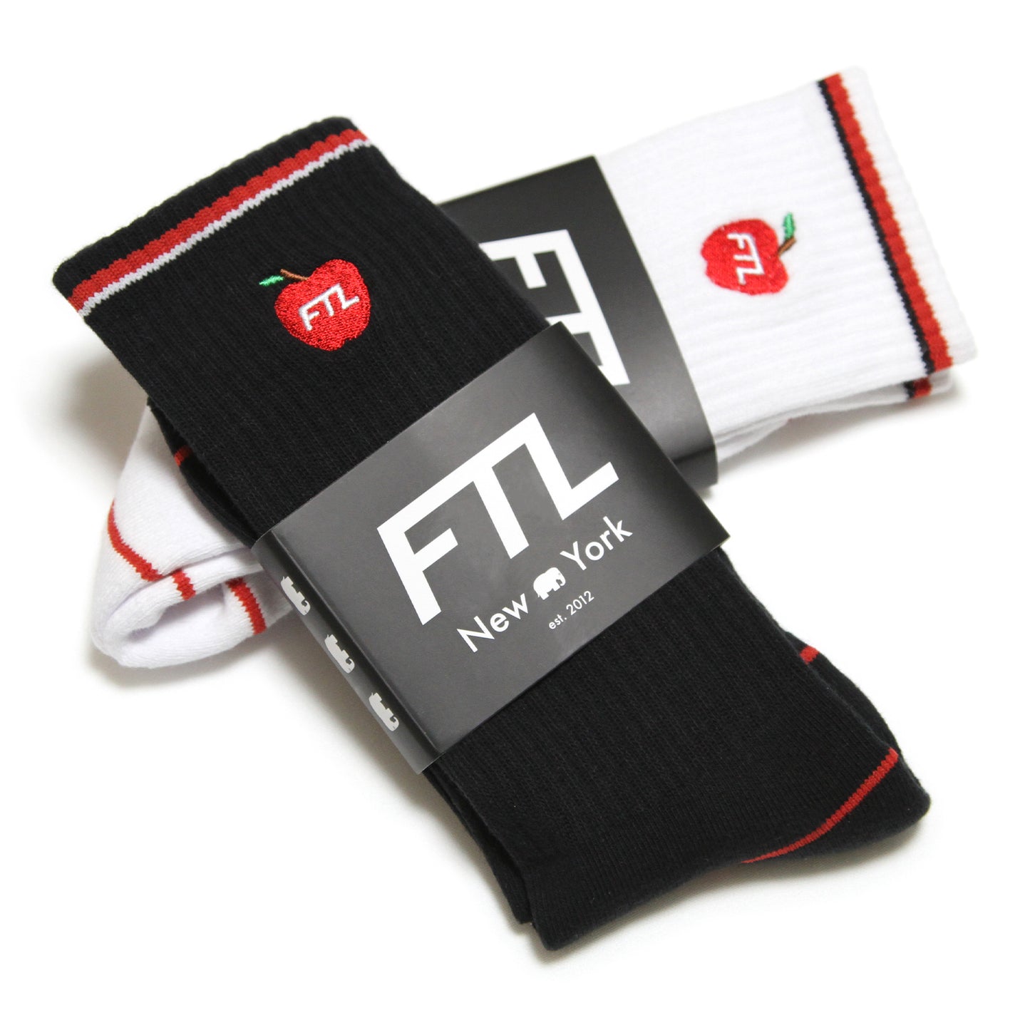 FTL - Apple Socks/White