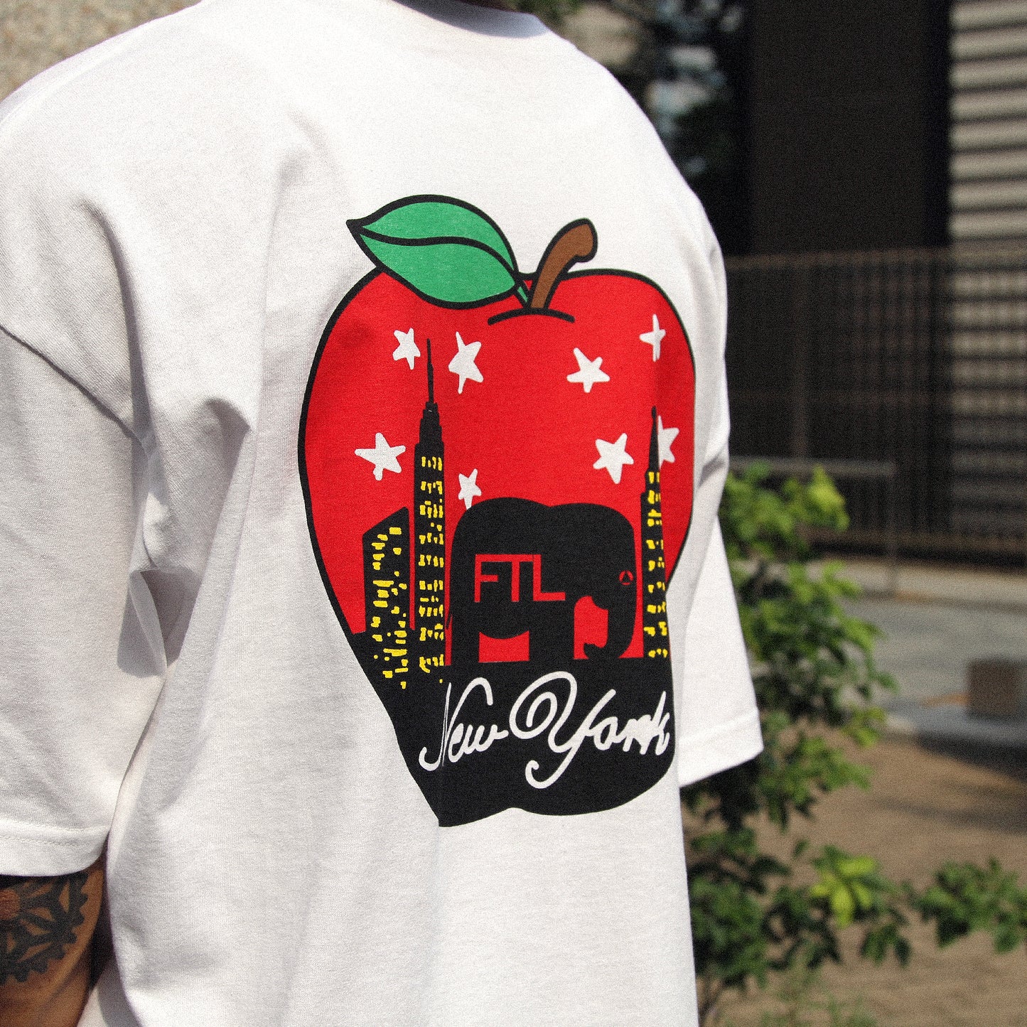 FTL - City Nights Apple T-Shirt/White