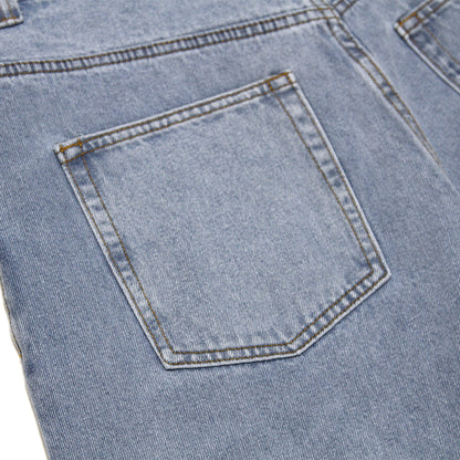 CULT X HEAVIES - Collaboration Denim Shorts/Light Blue