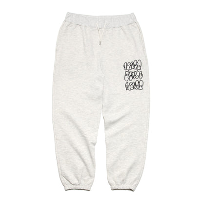 LOOSE - Embroidery Sweatpants/Light Grey