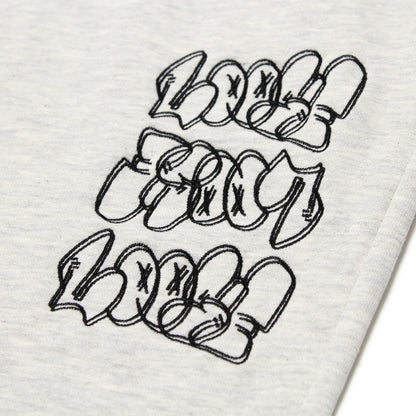 LOOSE - Embroidery Sweatpants/Light Grey