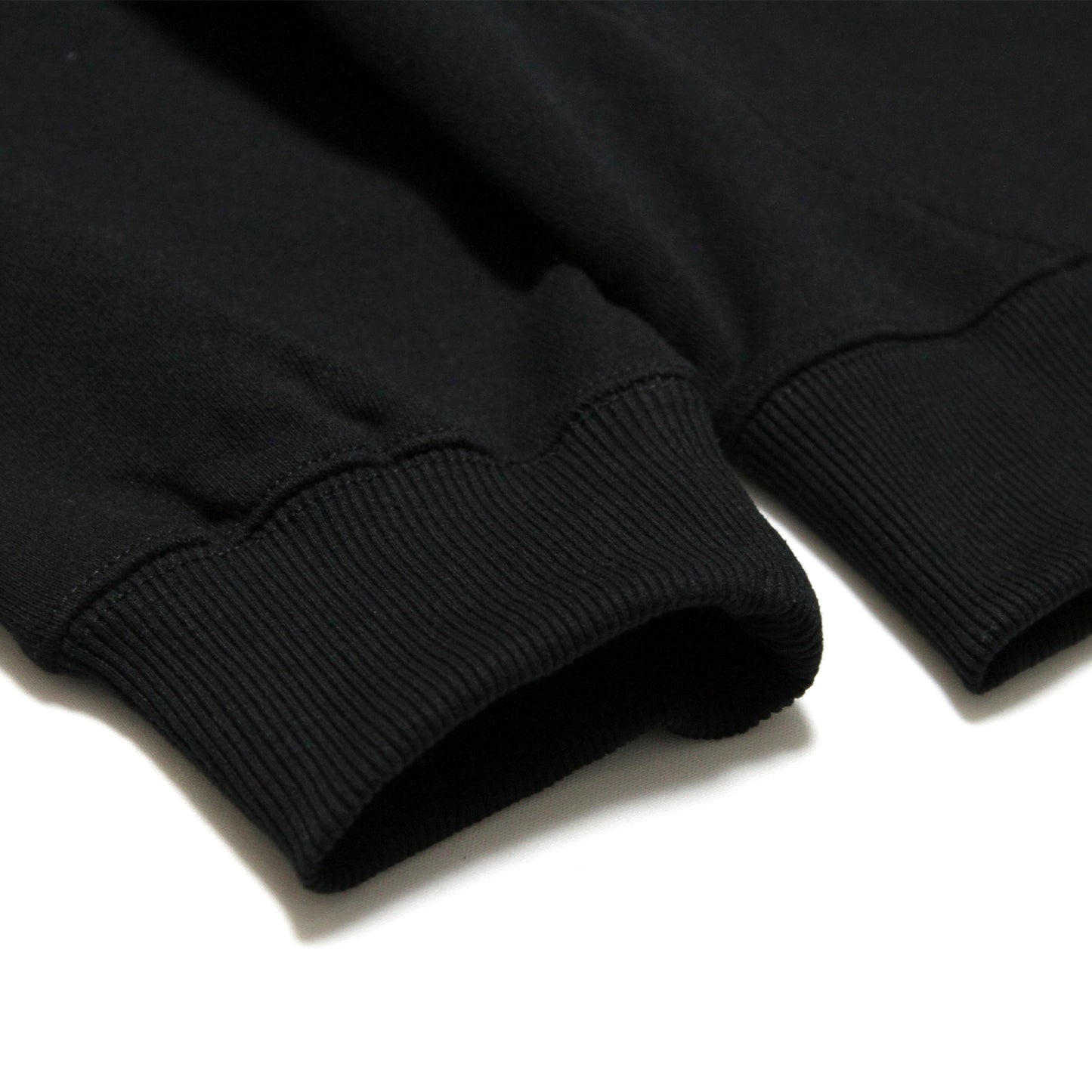 LOOSE - Half Zip Pullover Sweatshirt/Black