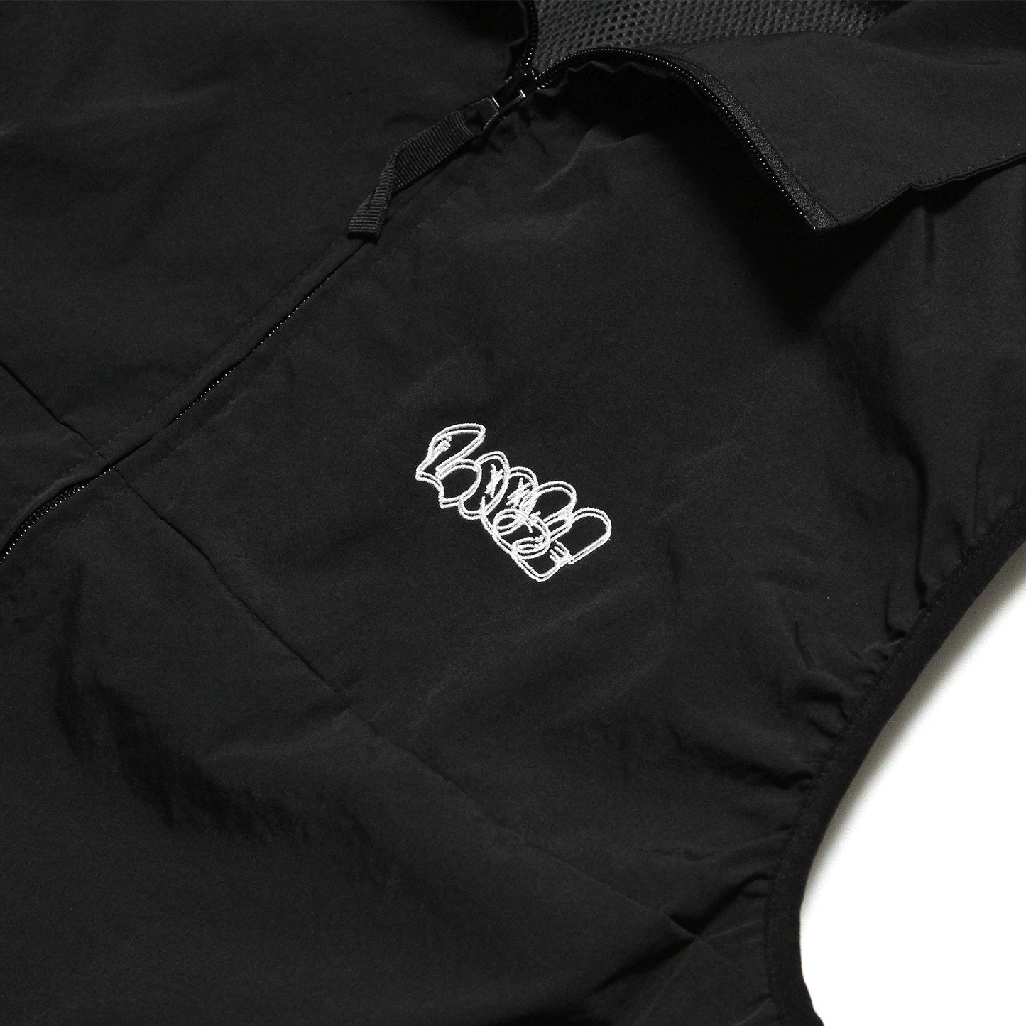 LOOSE - Logo Embroidery Vest/Black
