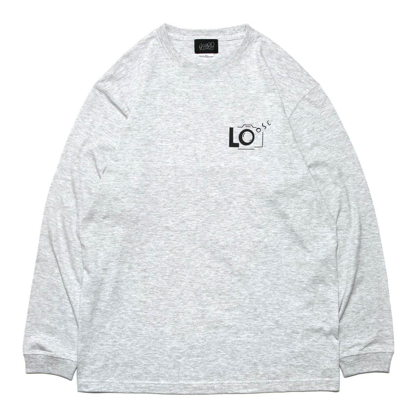 LOOSE - Kazuma Feeble In Photo Long Sleeve T-Shirt/Grey