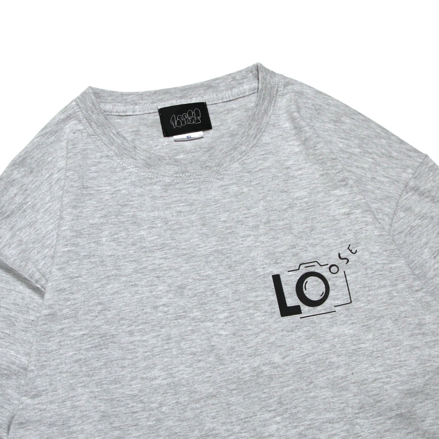 LOOSE - Kazuma Feeble In Photo Long Sleeve T-Shirt/Grey