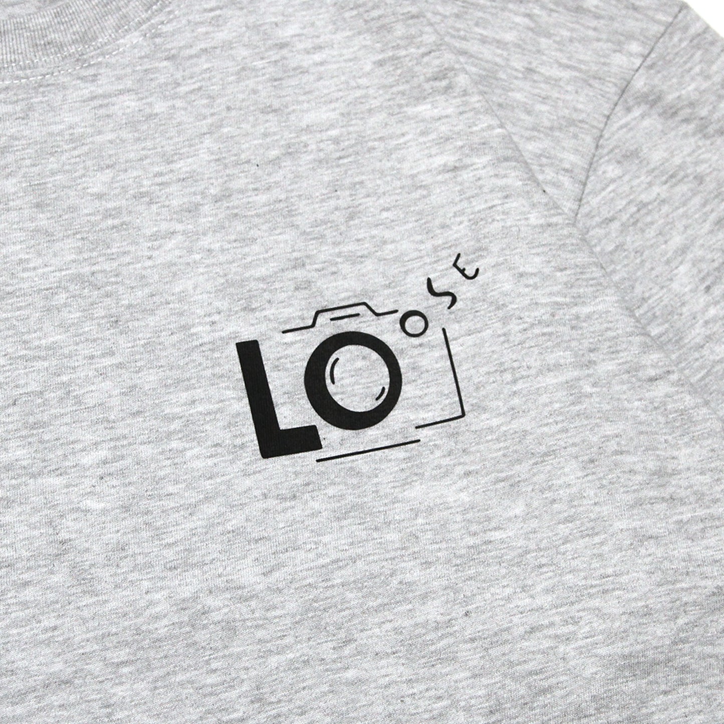 LOOSE - Kazuma Feeble In Photo Long Sleeve T-Shirt/Grey