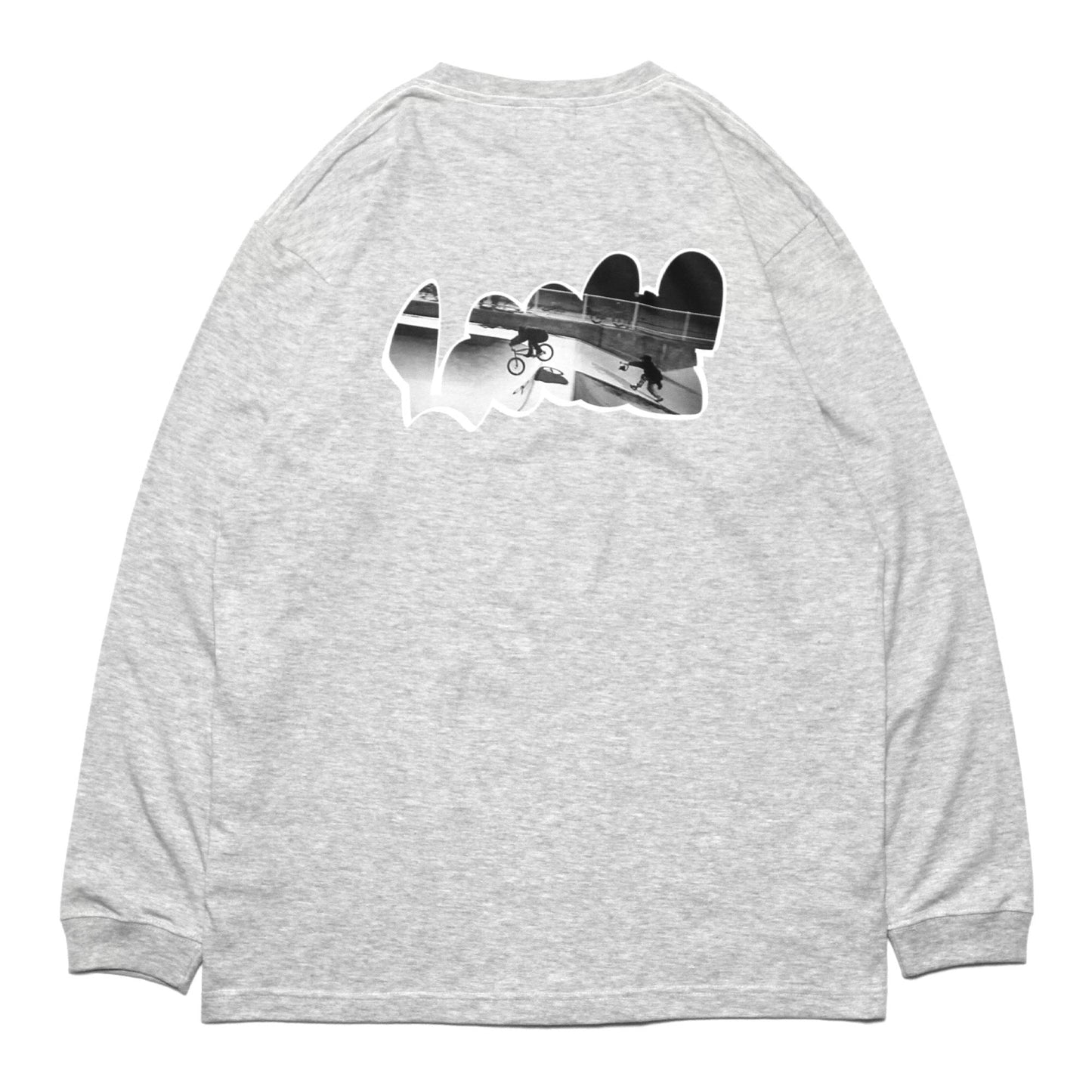 LOOSE - Kazuma Feeble In Photo Long Sleeve T-Shirt/Grey