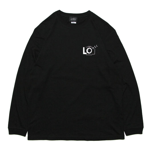 LOOSE - Kazuma Feeble In Photo Long Sleeve T-Shirt/Black