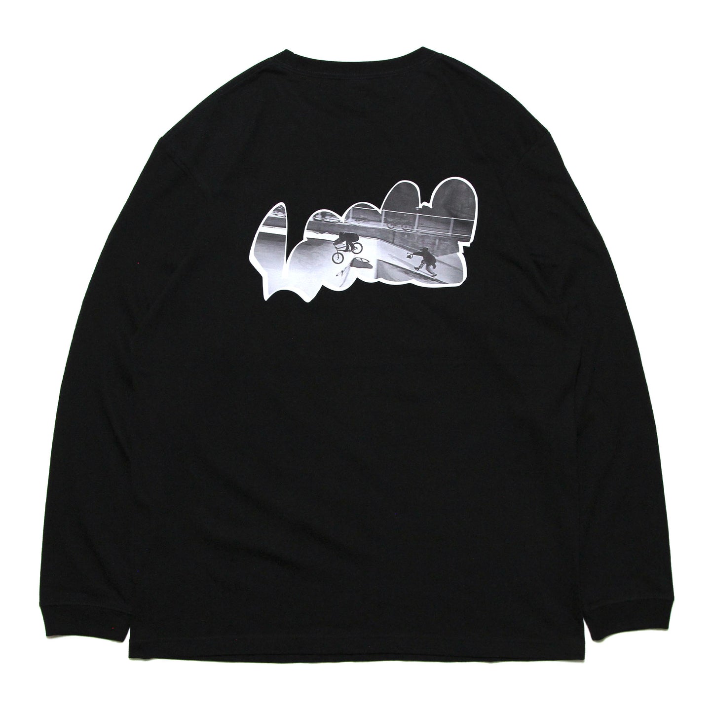 LOOSE - Kazuma Feeble In Photo Long Sleeve T-Shirt/Black