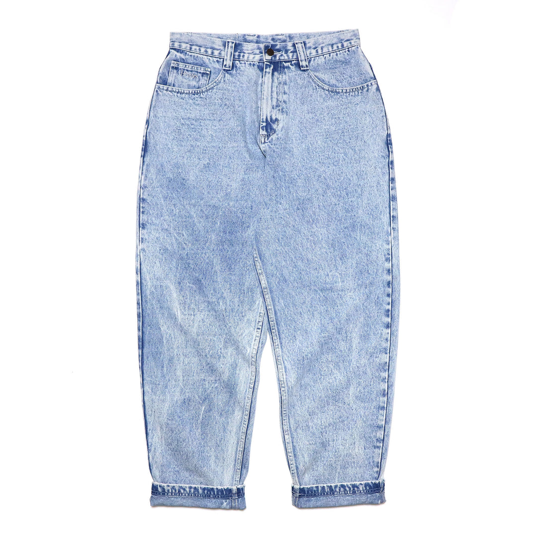 MOTO-BUNKA X HEAVIES - Collaboration Jeans/Chemical Washed Light 