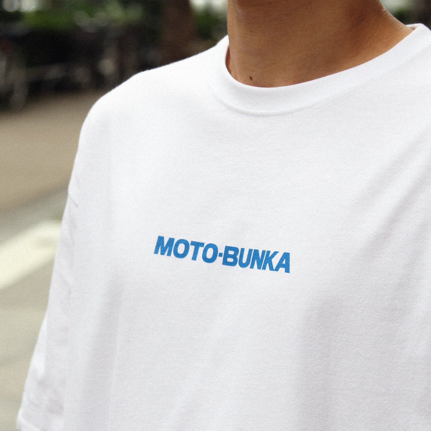 MOTO-BUNKA - JBM 23 T-Shirt/White-Blue