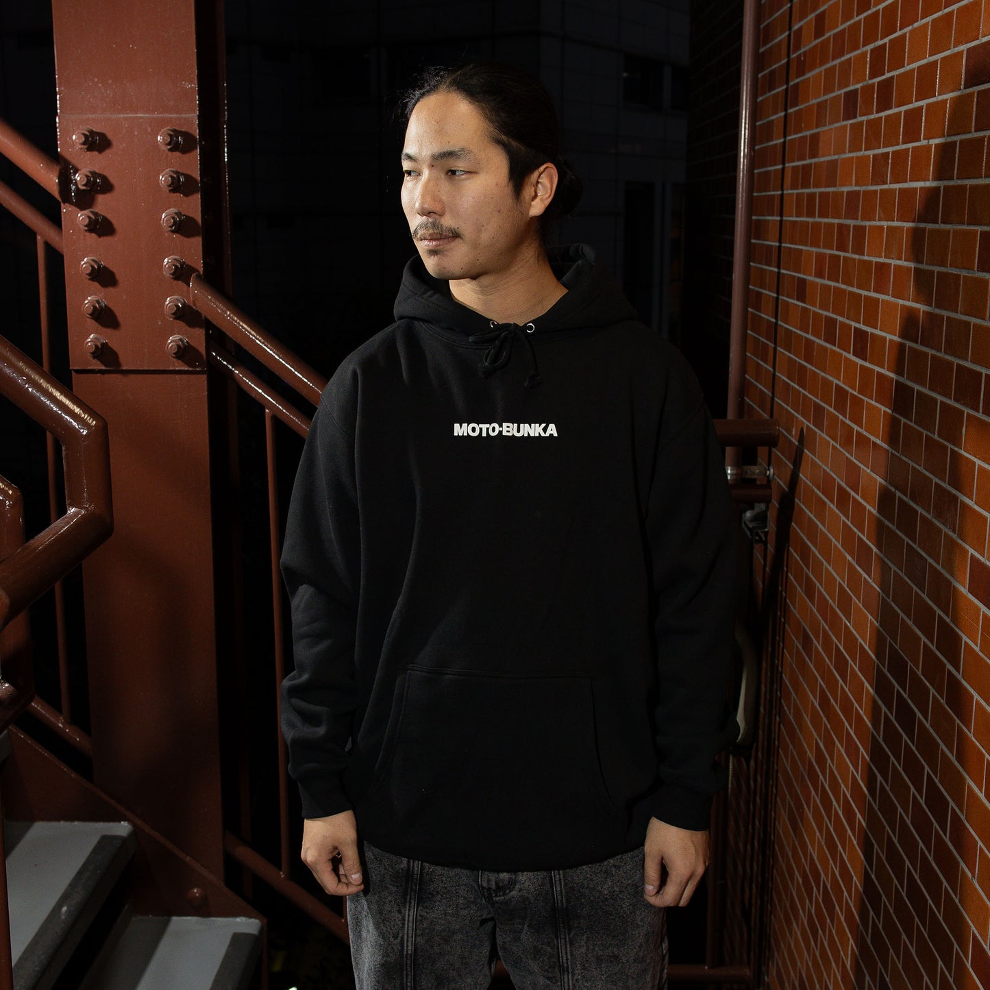 MOTO-BUNKA - 24 JBM Hoodie/Black-White