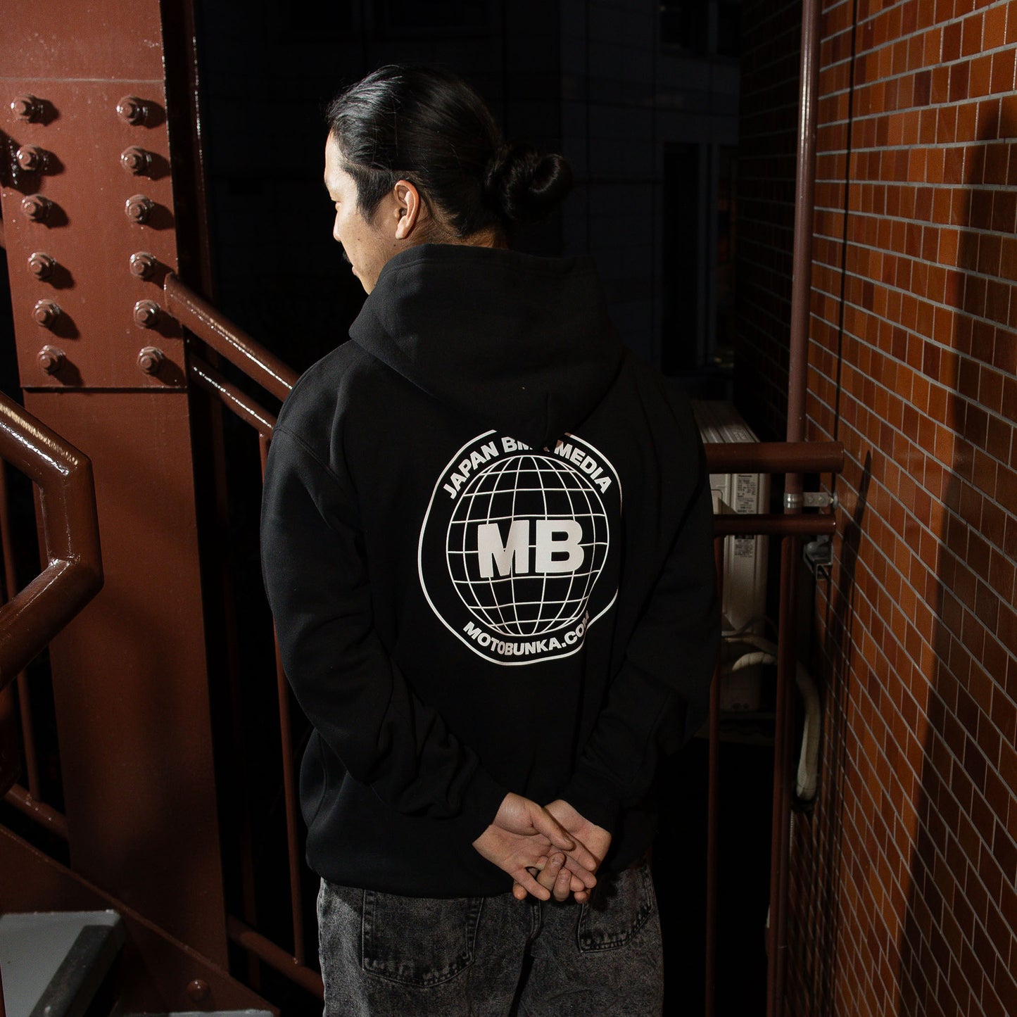 MOTO-BUNKA - 24 JBM Hoodie/Black-White