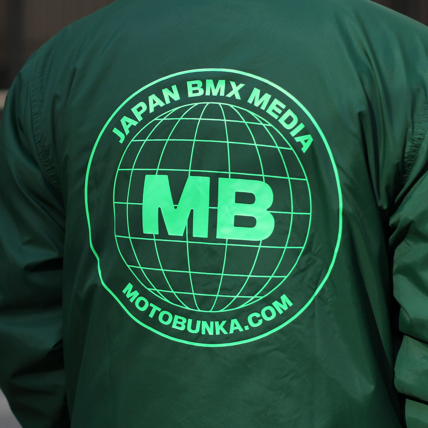 MOTO-BUNKA - Box Logo JBM Coach Jacket/Green