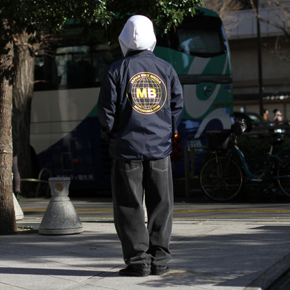 MOTO-BUNKA - Box Logo JBM Coach Jacket/Navy