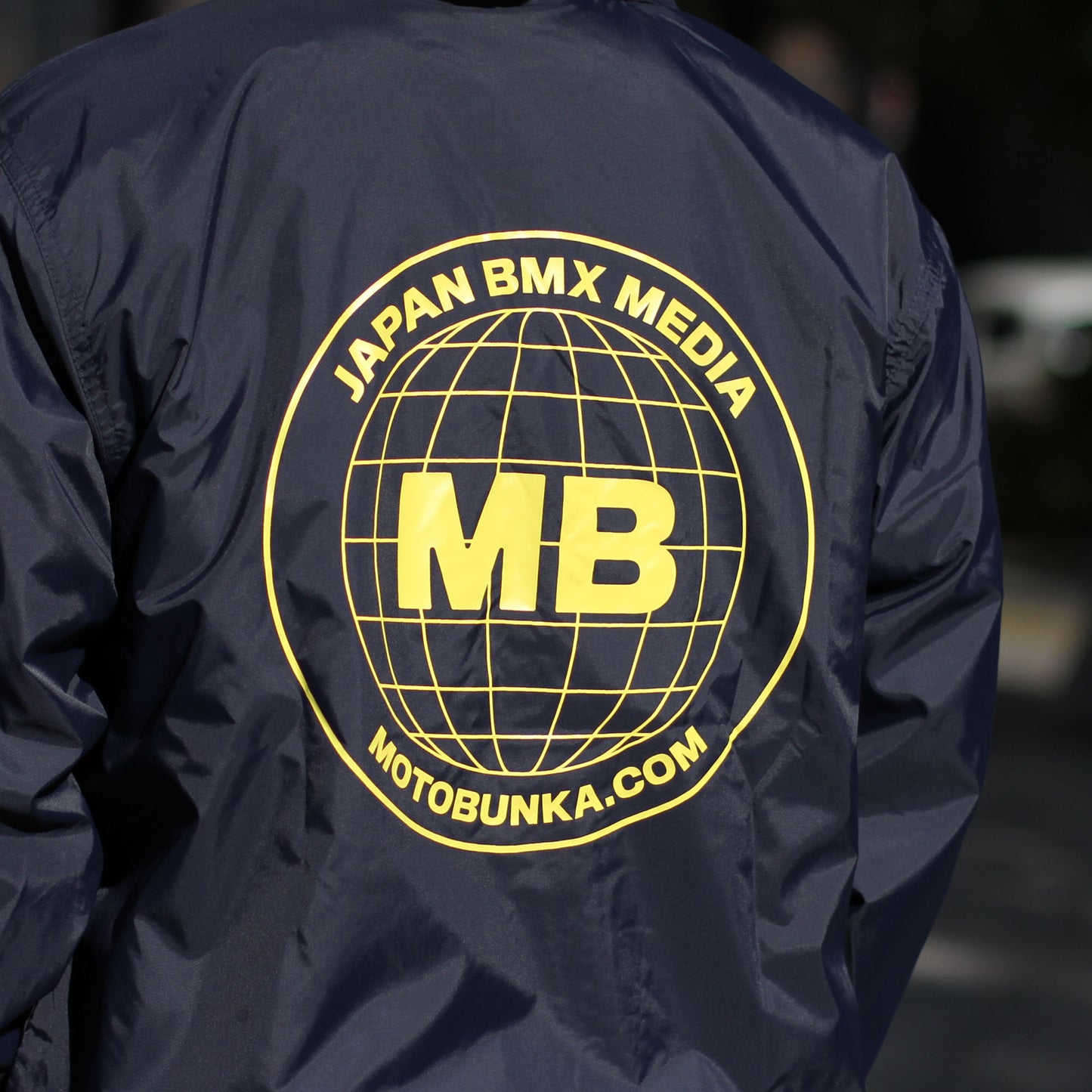 MOTO-BUNKA - Box Logo JBM Coach Jacket/Navy