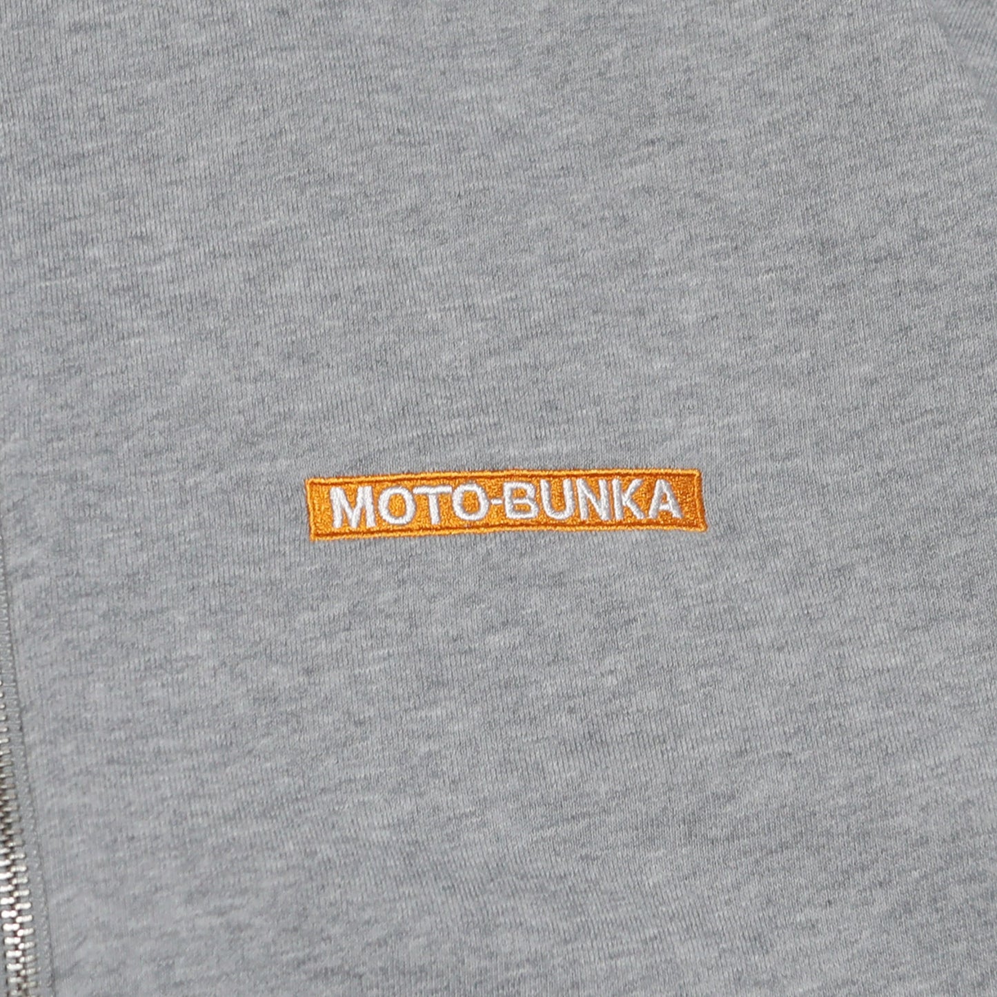 [2月28日再入荷予定] MOTO-BUNKA - Box Logo JBM Zip Sweat Jacket/Grey