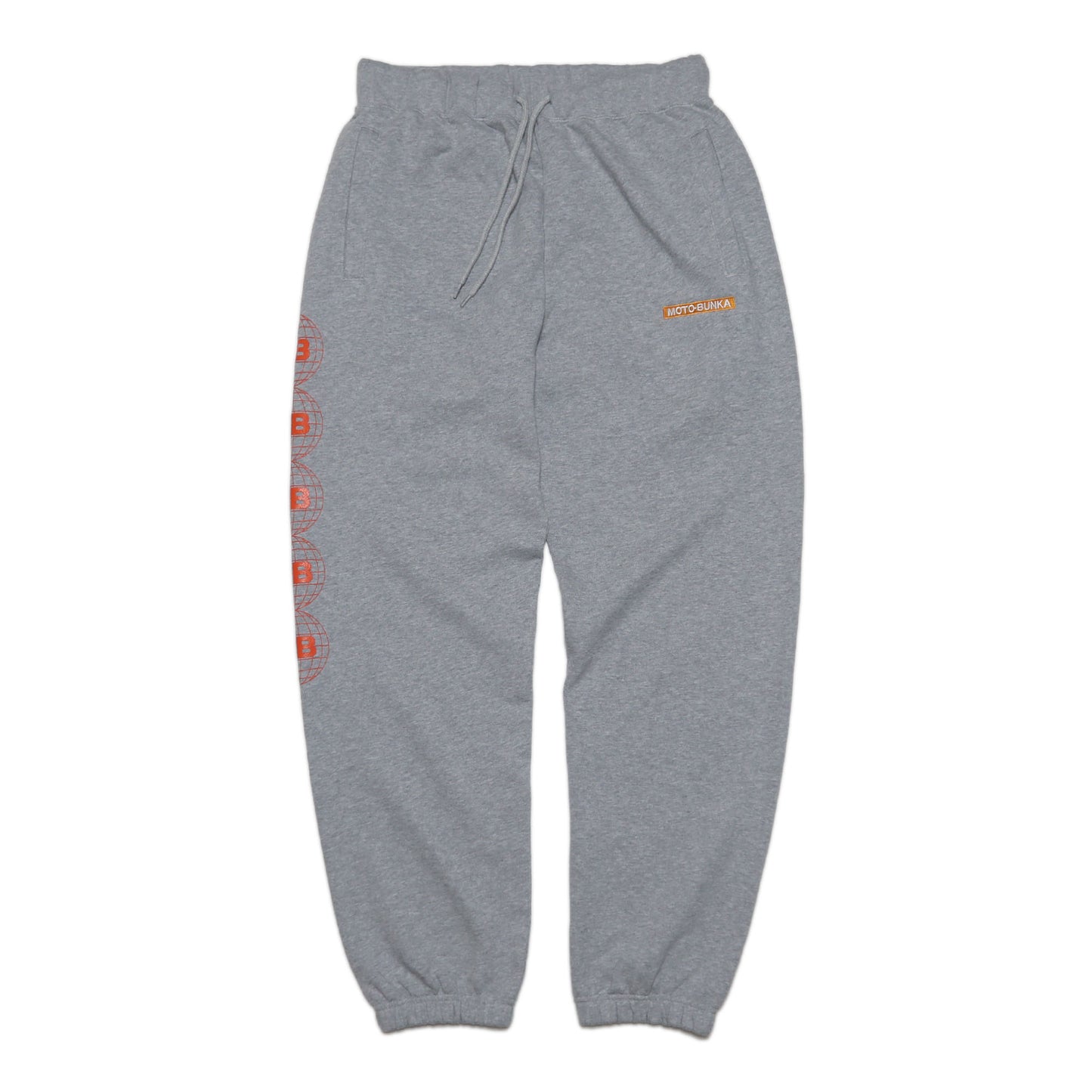 MOTO-BUNKA - Box Logo Sweatpants/Grey