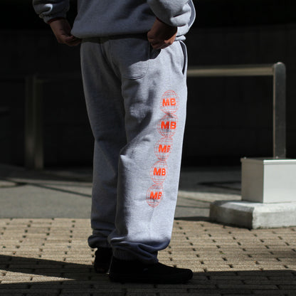 MOTO-BUNKA - Box Logo Sweatpants/Grey