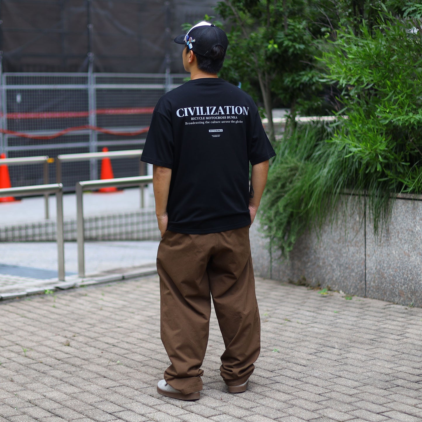 MOTO-BUNKA - Civilization T-Shirt/Black