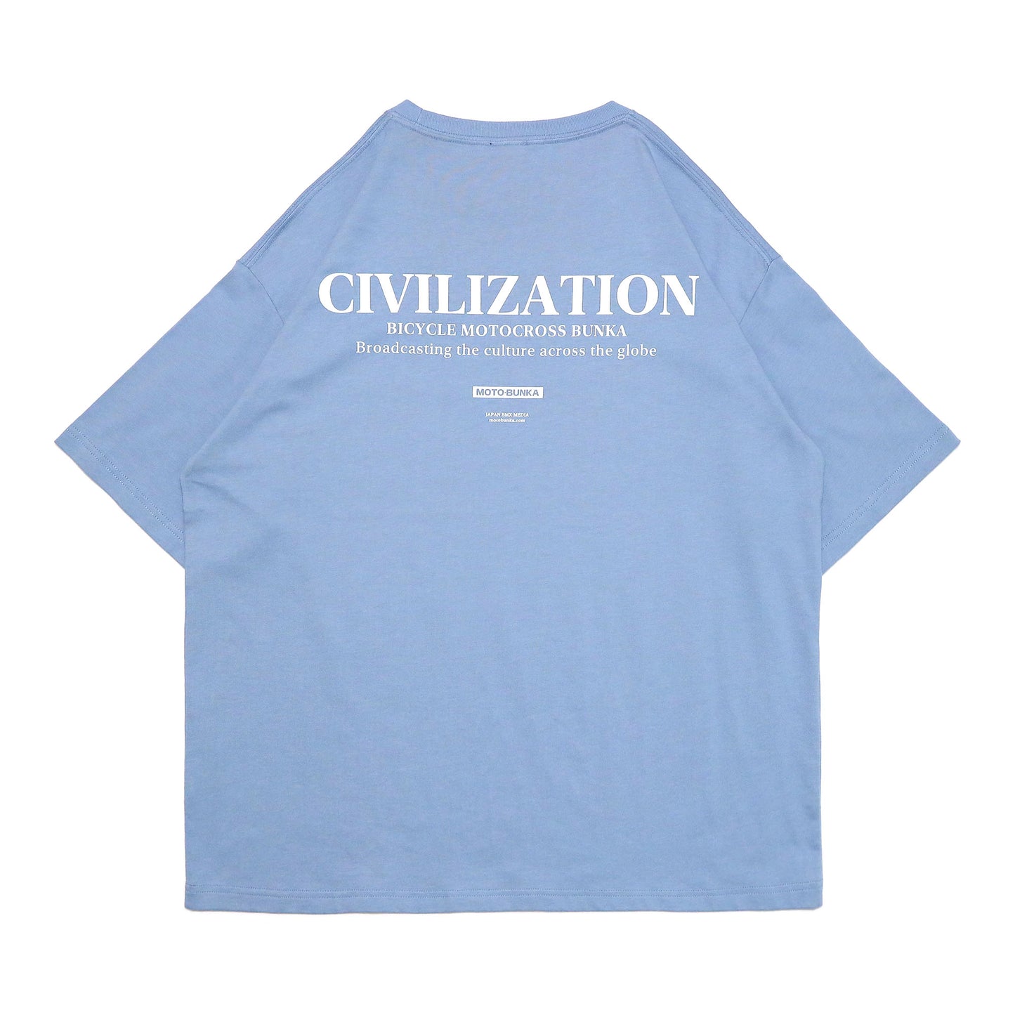 MOTO-BUNKA - Civilization T-Shirt/Earth Blue