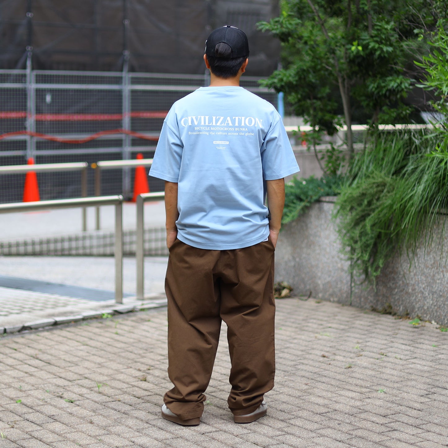 MOTO-BUNKA - Civilization T-Shirt/Earth Blue