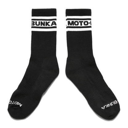 MOTO-BUNKA - Classic Logo Premium Socks/Black