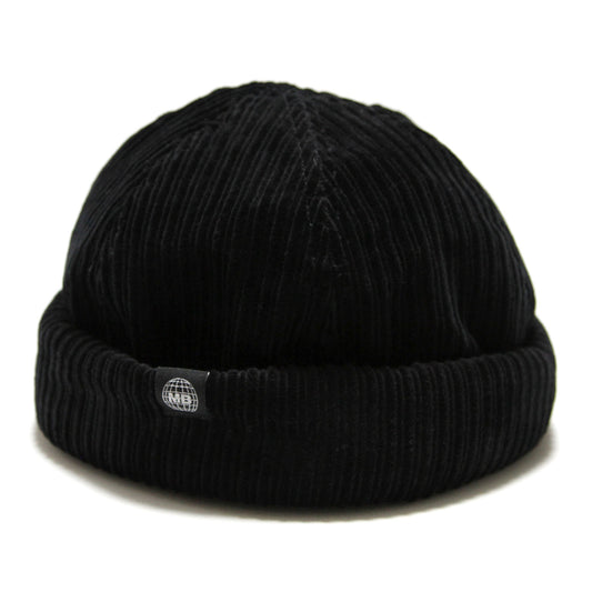 MOTO-BUNKA - Corduroy Roll Cap/Black