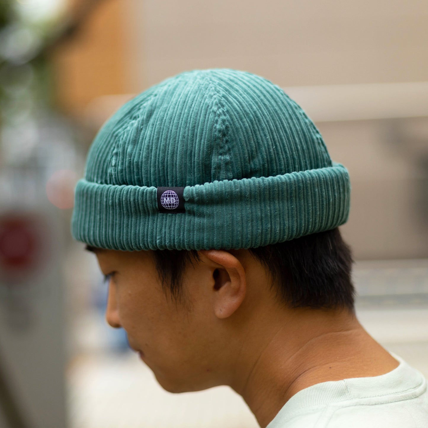 MOTO-BUNKA - Corduroy Roll Cap/Green