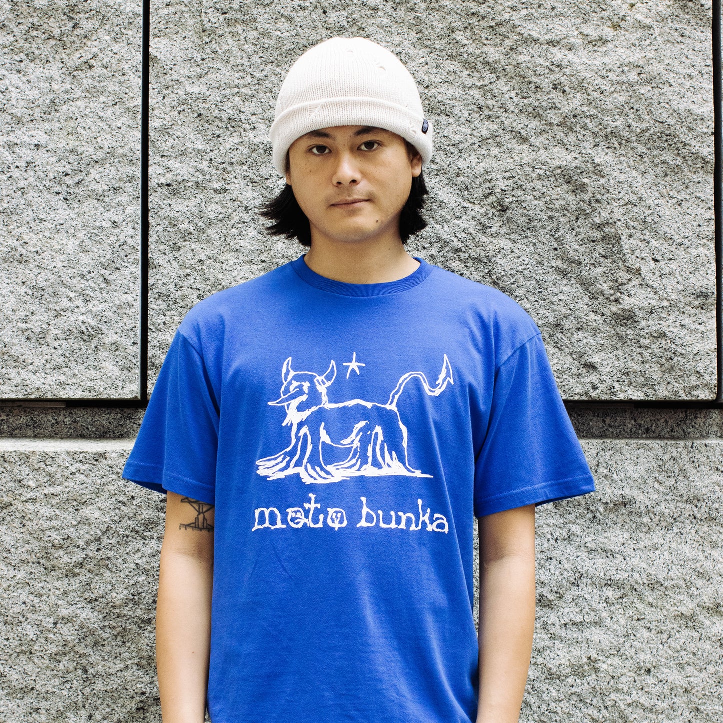MOTO-BUNKA - Devil Dance T-Shirt/Blue & MOTO文化通信 Vol.3.5 Set