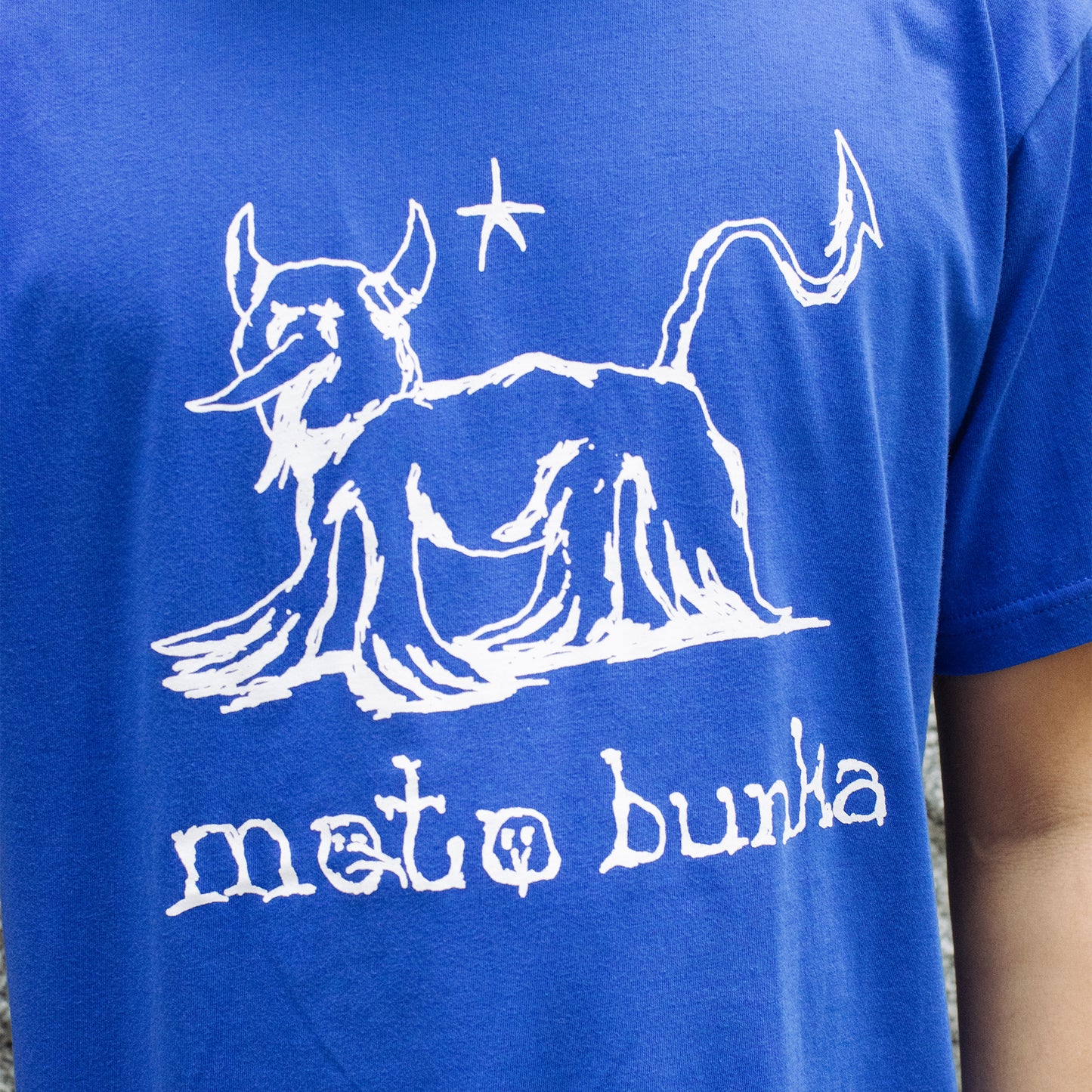 MOTO-BUNKA - Devil Dance T-Shirt/Blue & MOTO文化通信 Vol.3.5 Set