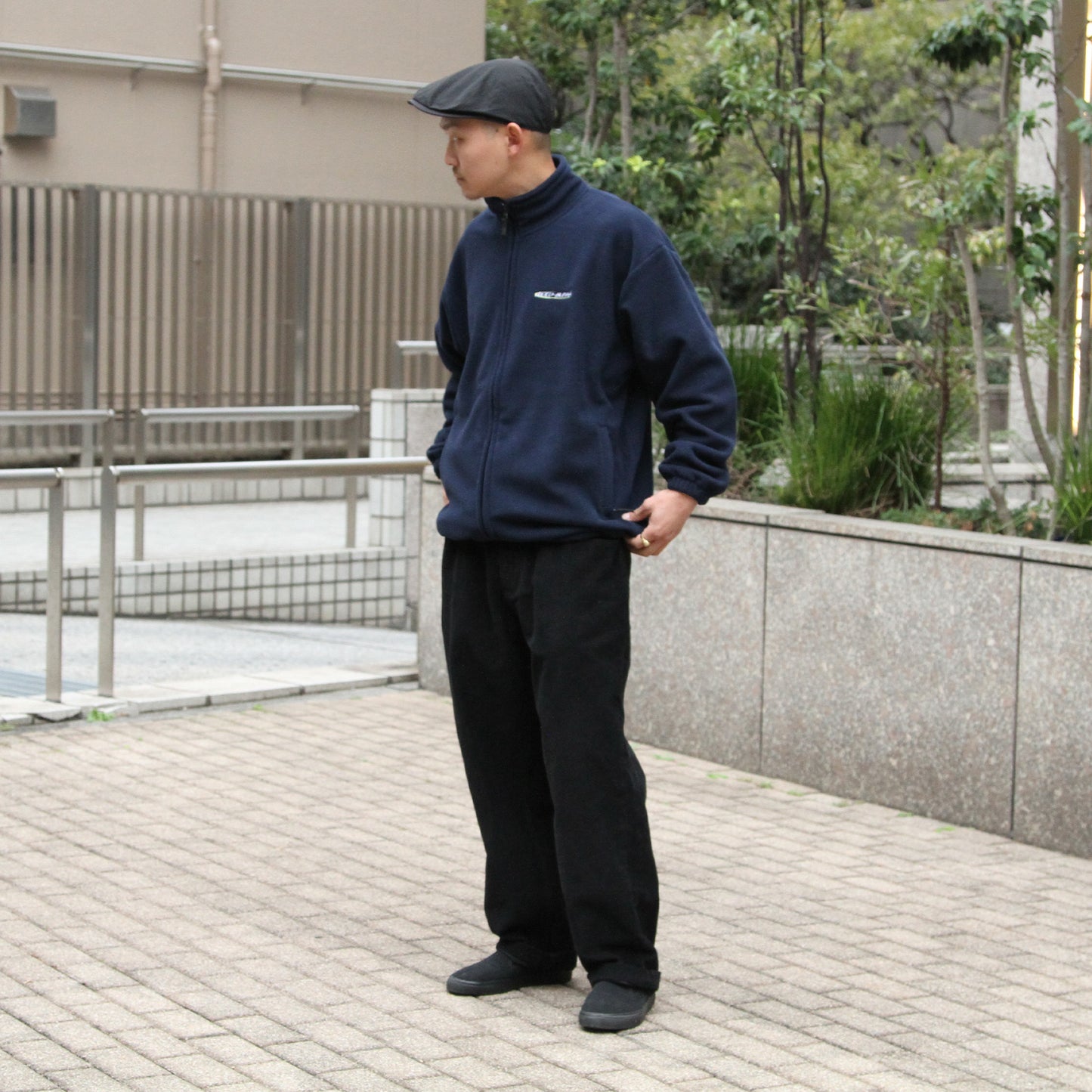 MOTO-BUNKA - Ease Fleece Jacket/Navy