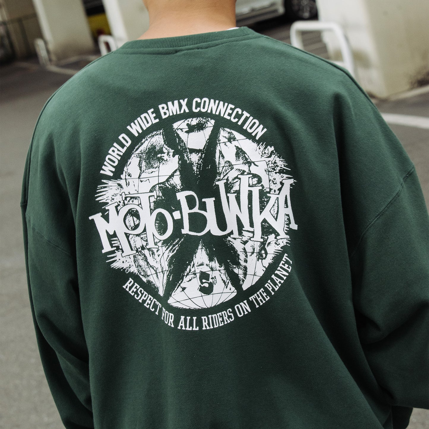 MOTO-BUNKA - Explosion Sweatshirt/Green