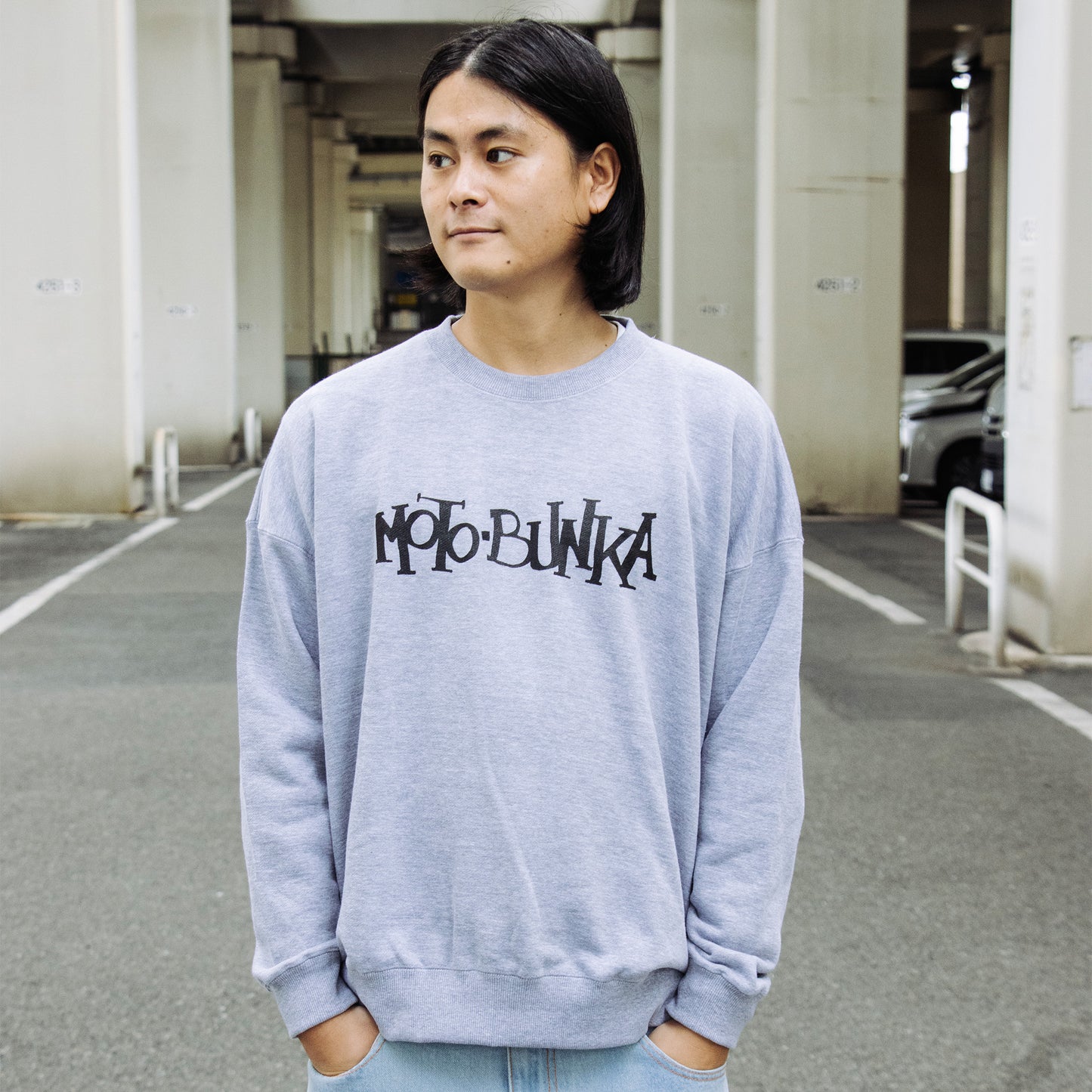 MOTO-BUNKA - Explosion Sweatshirt/Grey