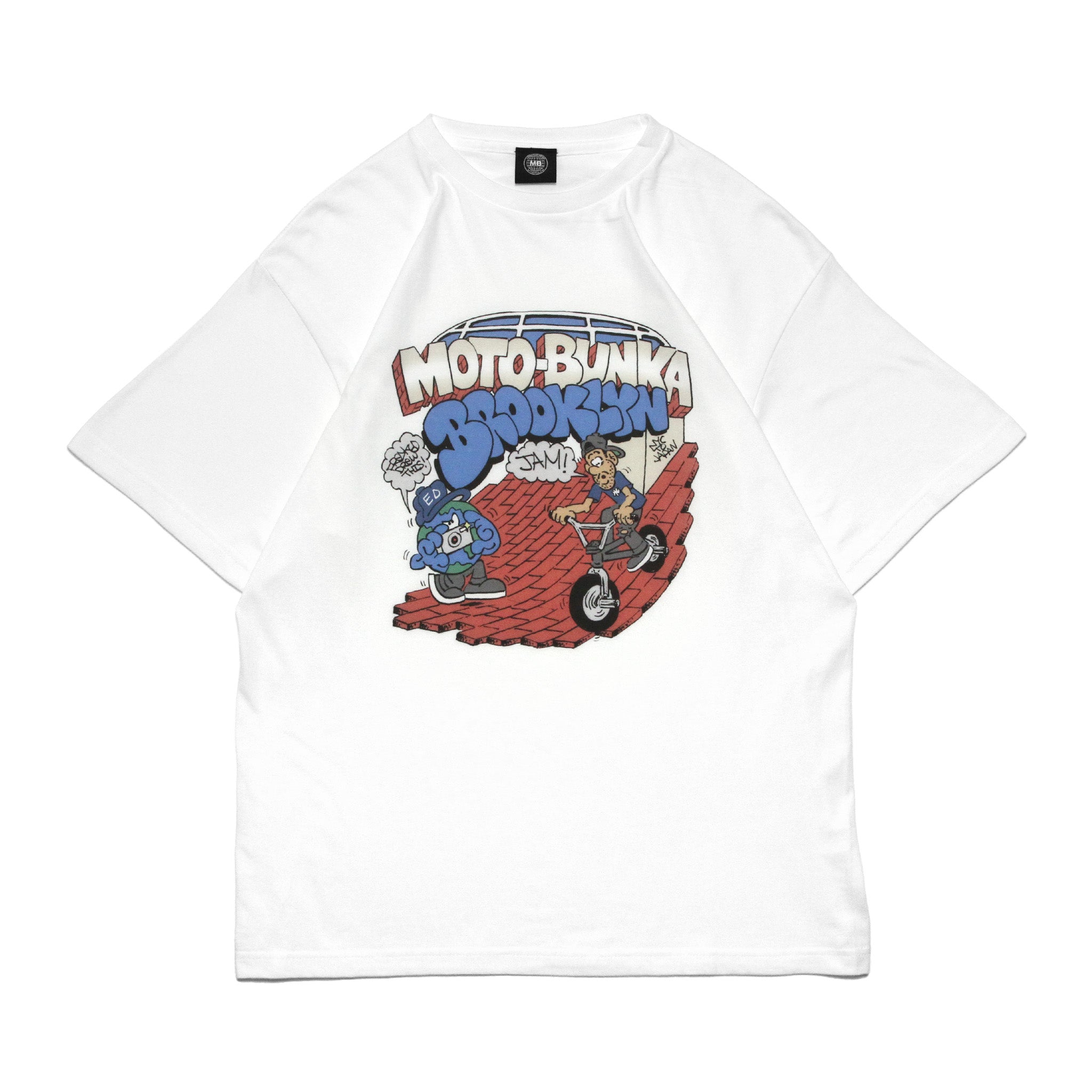 MOTO-BUNKA - FRKO BROOKLYN JAM T-Shirt/White – RODI STORE - TOKYO