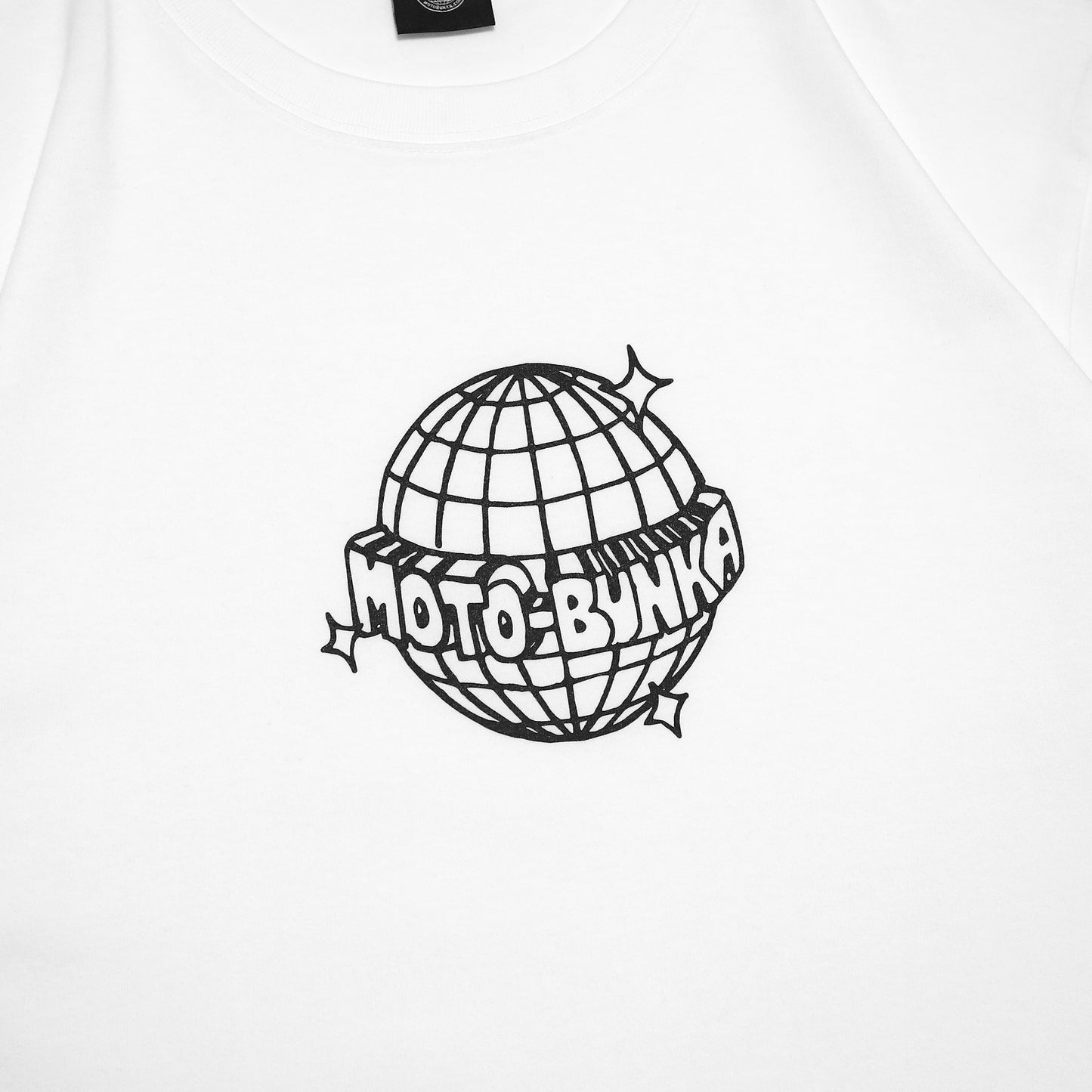 MOTO-BUNKA - FRKO Globe T-Shirt/White