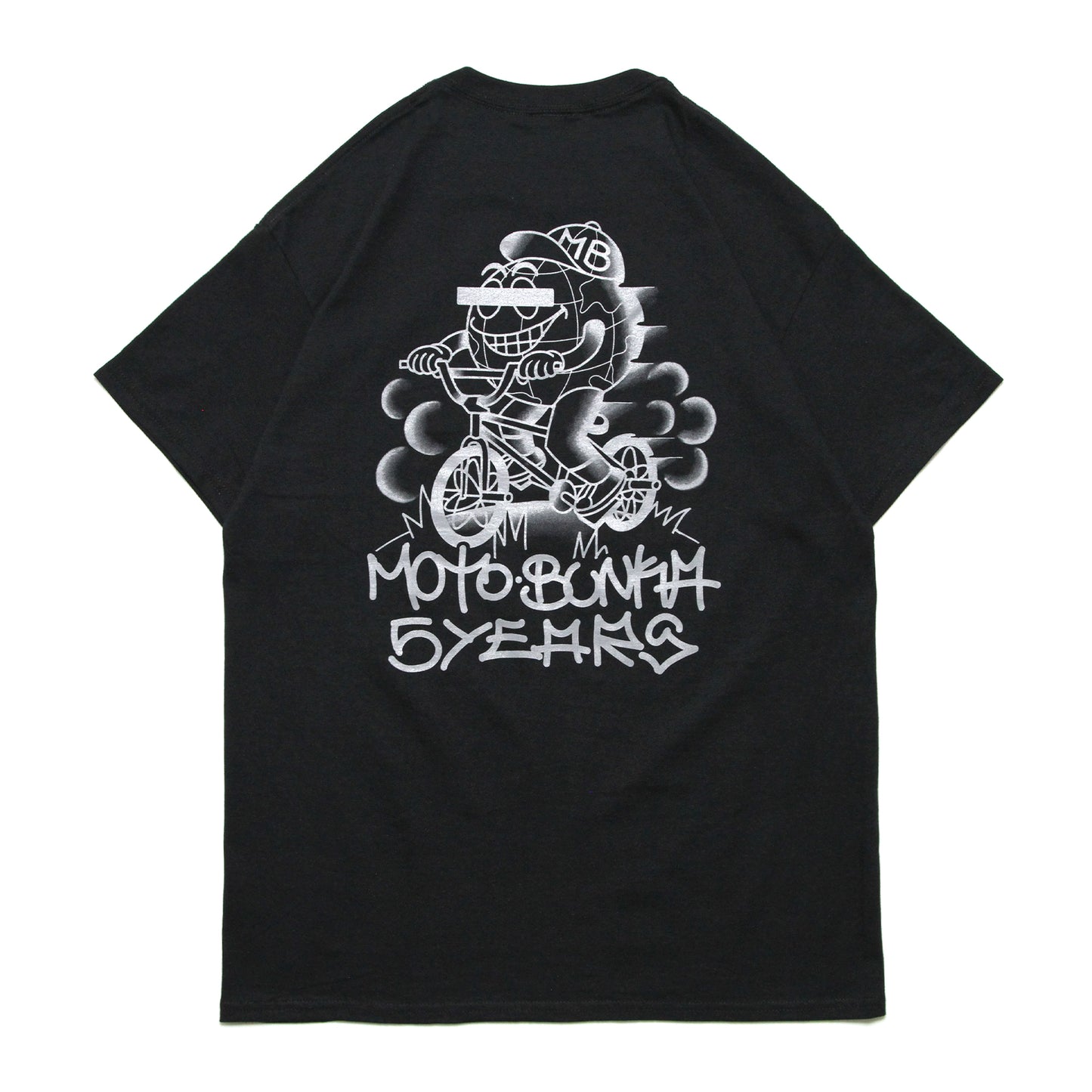 MOTO-BUNKA - Five Year Anniversary T-Shirt/Black