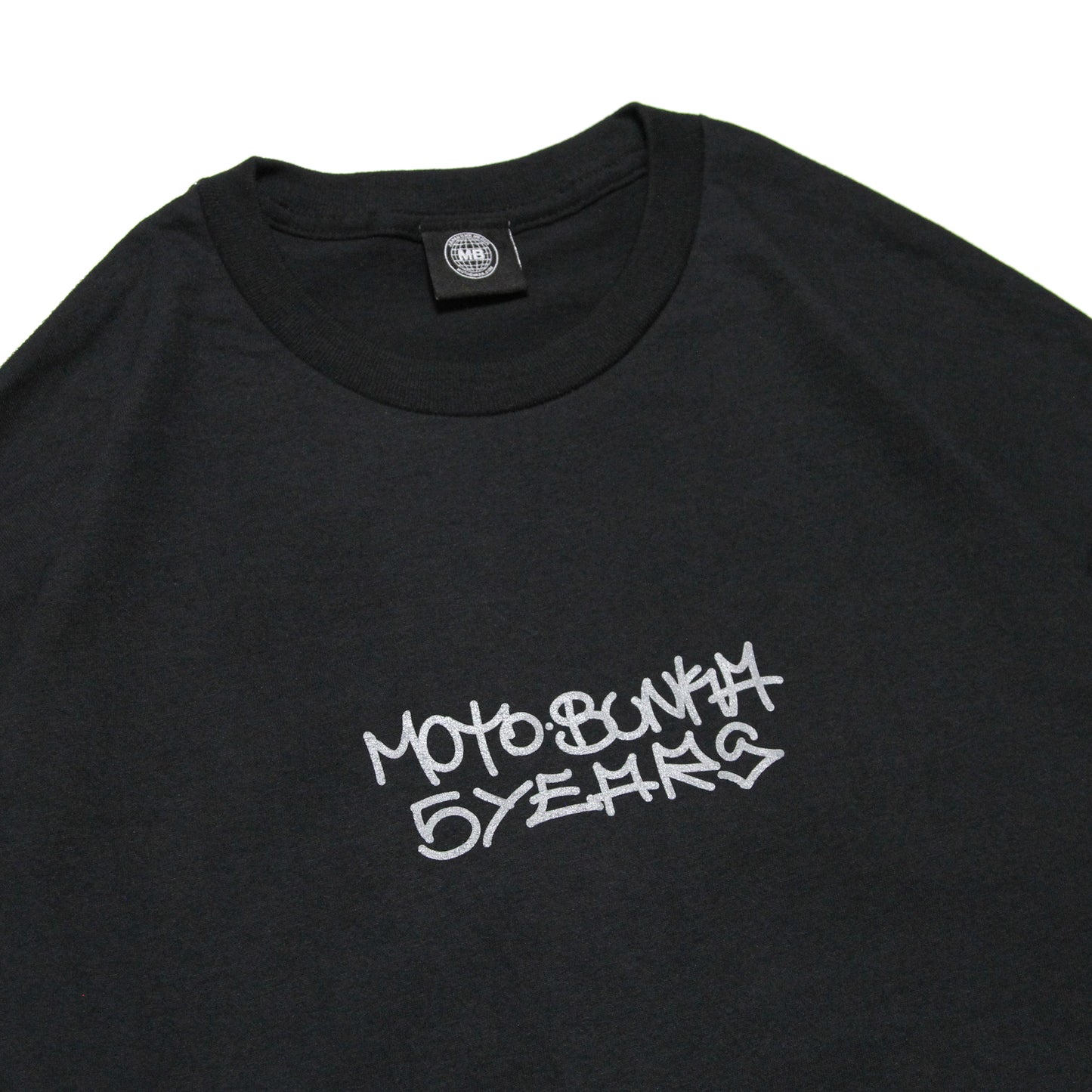 MOTO-BUNKA - Five Year Anniversary T-Shirt/Black