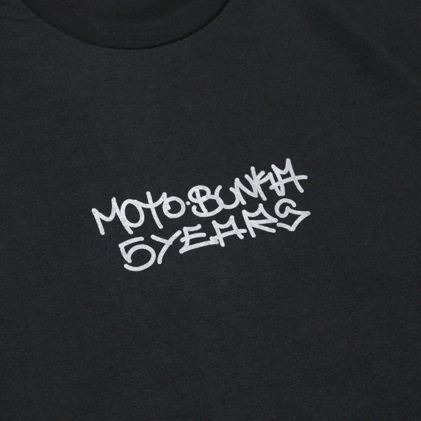MOTO-BUNKA - Five Year Anniversary T-Shirt/Black