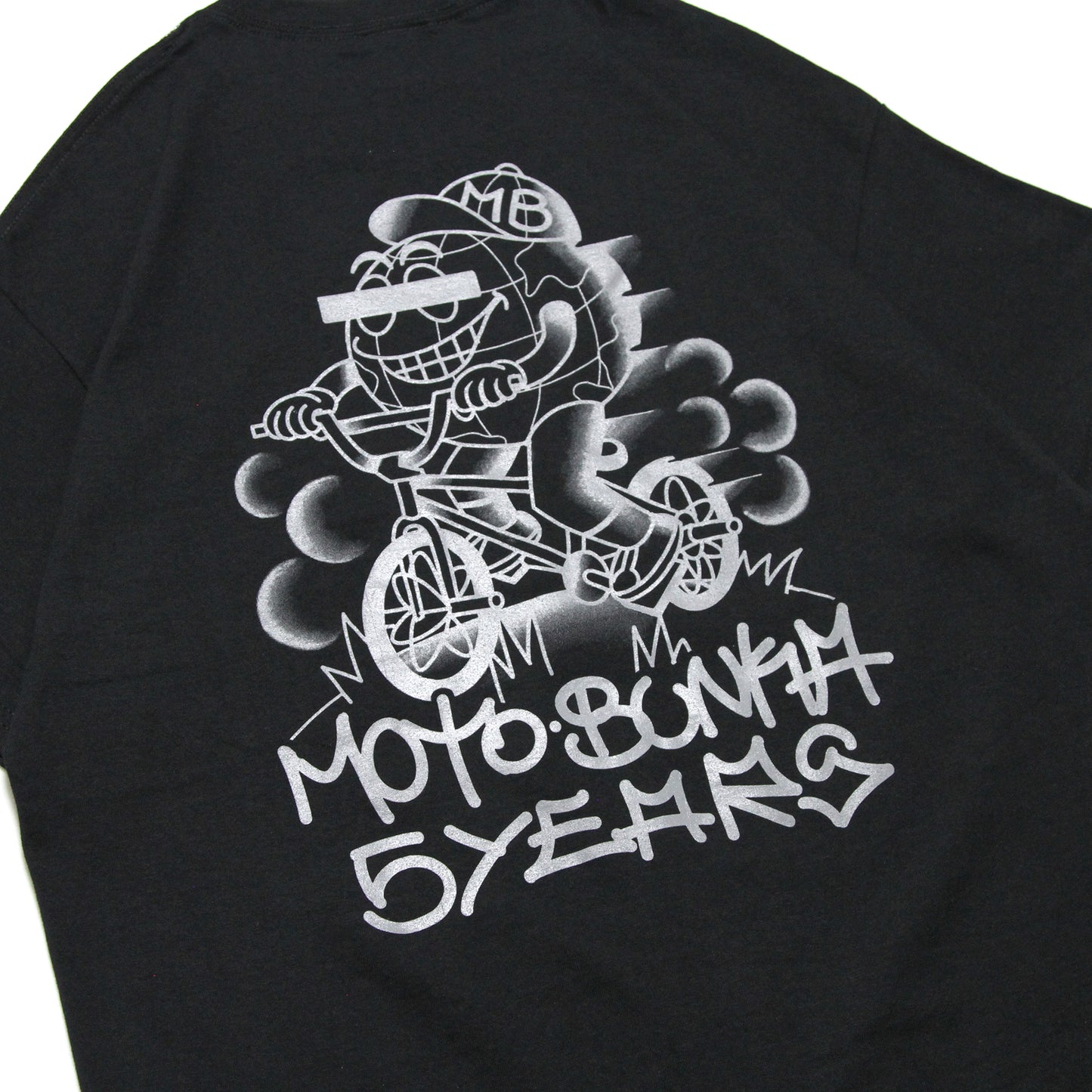 MOTO-BUNKA - Five Year Anniversary T-Shirt/Black