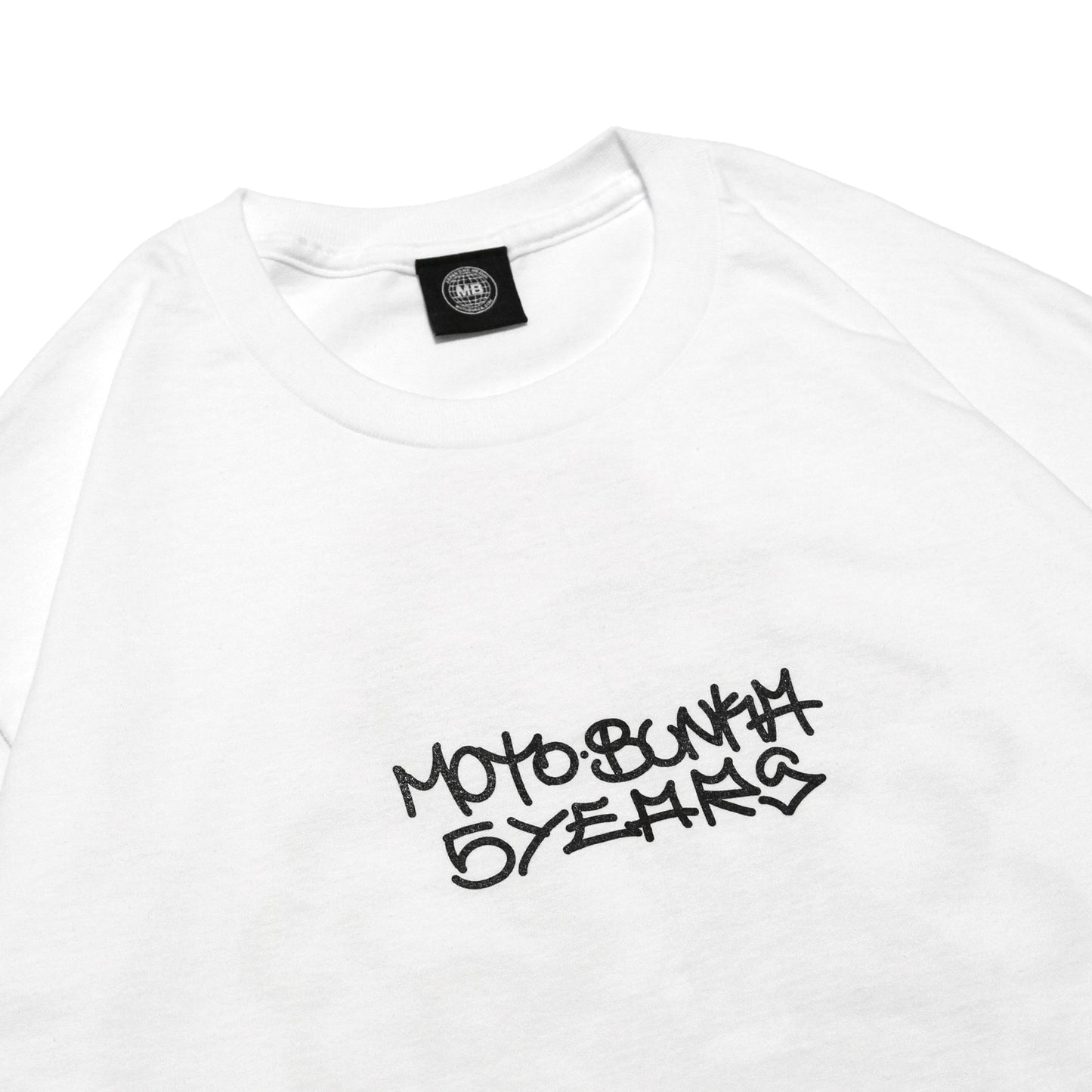 MOTO-BUNKA - Five Year Anniversary T-Shirt/White
