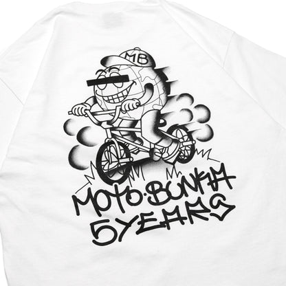 MOTO-BUNKA - Five Year Anniversary T-Shirt/White